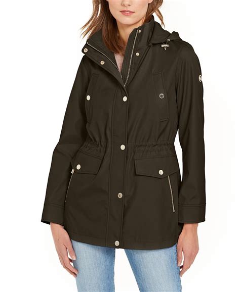 michael kors hooded anorak jacket|michael kors clearance outlet.